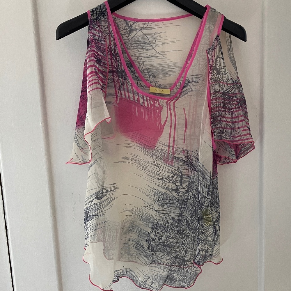 NEW MELT LONDON SILK TOP